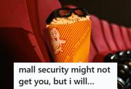 Cinema Employee Hears Mall Security Failed To Stop A Group Of Teen Boys Causing Trouble, So When They Entered The Cinema, She Chased Them Through The Mall And Out The Exit