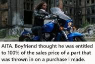 Woman Bought A Used Motorcycle And Received Spare Pipes As Part Of The Deal, But Her Boyfriend Claimed The Pipes Belonged To Him And Refused To Share The Resale Money