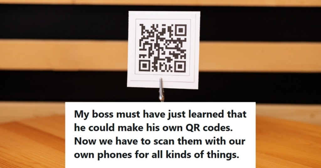 QR code plaque