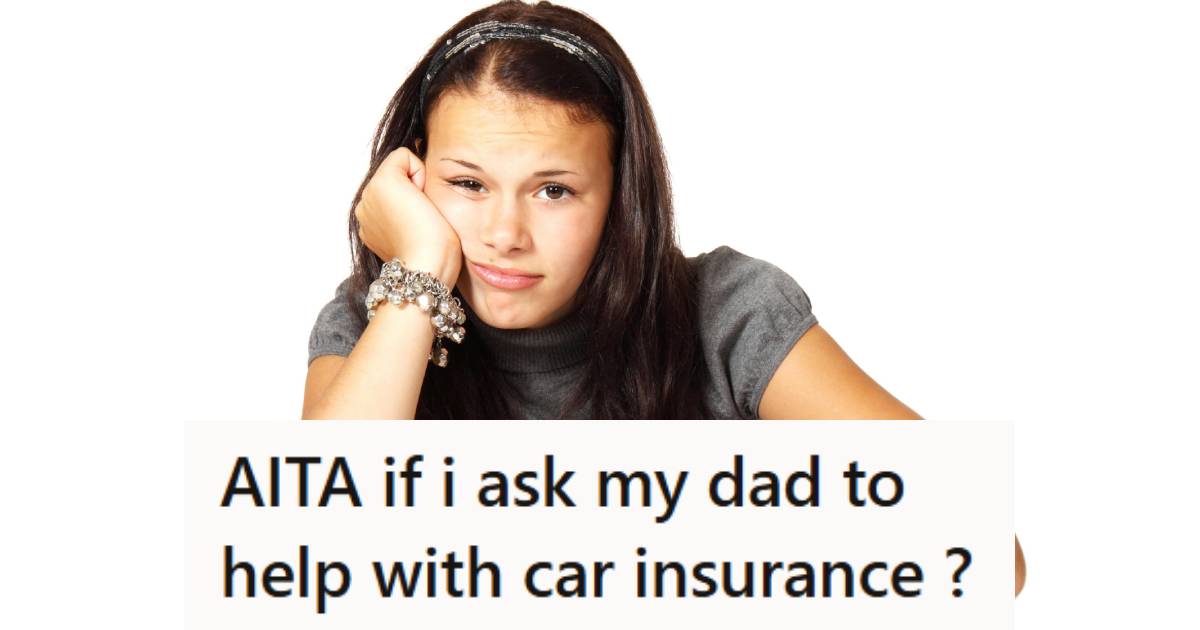 College student sitting and thinking about how terrible her dad is