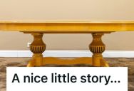 Woman Donated An Expensive Set Of Tables To A Charity Shop, But She Regretted It And Bought Them Back A Few Weeks Later