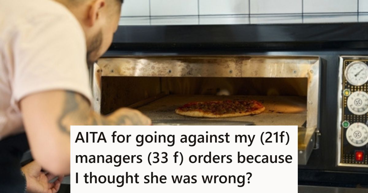 Her Manager Told Her To Charge A Customer The Wrong Price, But She Wouldnt Because She Felt That Was Immoral Making pizza