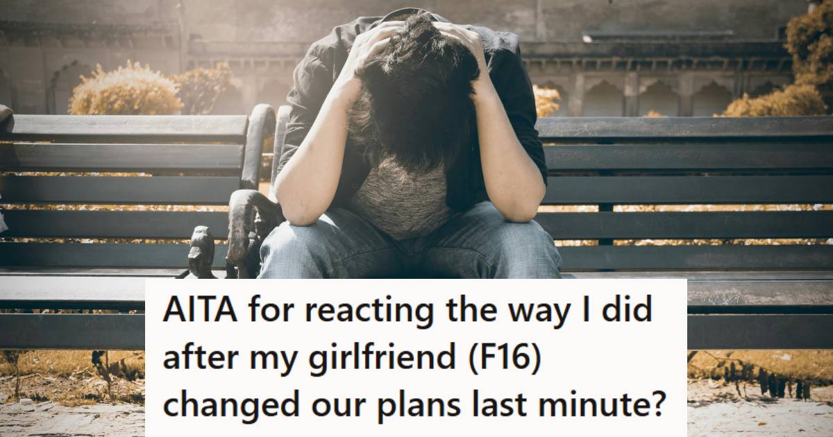 Young man who's upset that his GF ditched him for her friends