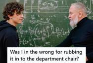 PhD Student Was Asked By Department Chair To Apply For A Visiting Professor Role, But After The Position Was Canceled, He Landed A Tenure Track Job And Told The Chair He Planned To Recruit Their Students