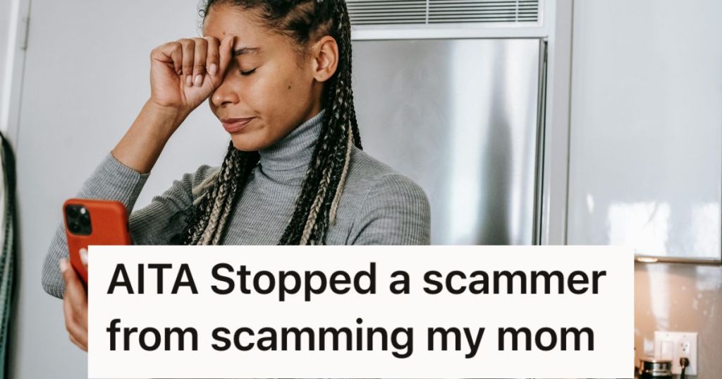 Disappointed woman looking at a phone