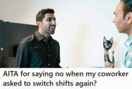 Part-Time Retail Employee Agreed To Switch Shifts With A Coworker A Couple Of Times, But When They Started Making It A Habit, He Set A Clear Boundary And Made Things Weird Between Them