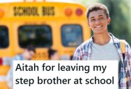 Her Stepmom Asked Her To Pick Her Brother Up From School, But She Couldn’t One Day And Her Stepmom Ignored The Text And Freaked Out When She Didn’t Pick Him Up