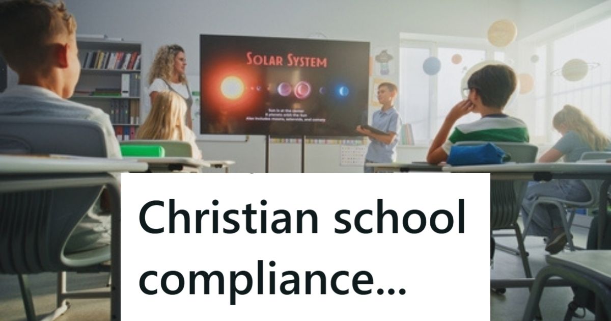 Kid giving a presentation