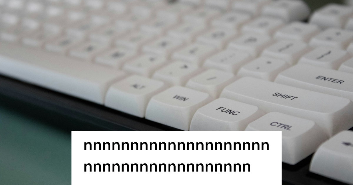 White keyboard