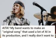 Teen Bassist Refused To Play On A Band’s “Original” Song After Learning It Used AI For Vocals, Drums And Bass, But His Bandmates Got Upset And Called Him Selfish For Objecting