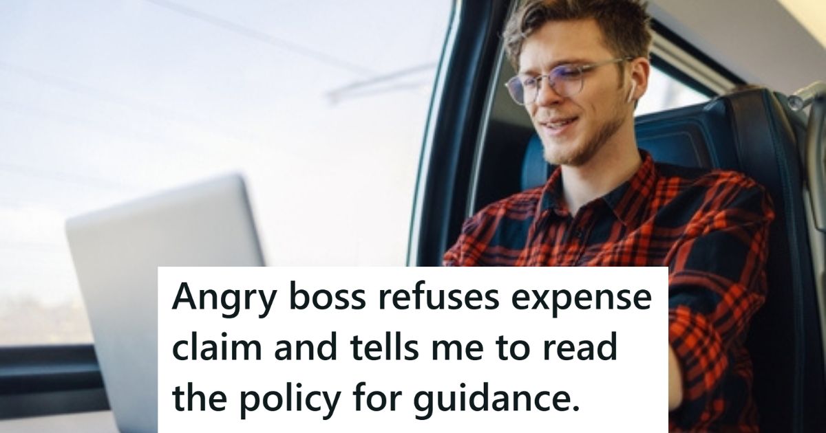 Man traveling for work