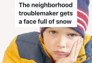 Bratty Neighborhood Kid Thinks He Can Get Away With Anything, But College Girl Teaches Him A Lesson He’ll Never Forget