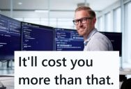 His Company Fired Him And Then Immediately Tried To Hire Him As A Contractor, So He Demanded Double The Salary But Ultimately Said No Anyway Since He Found Another Job