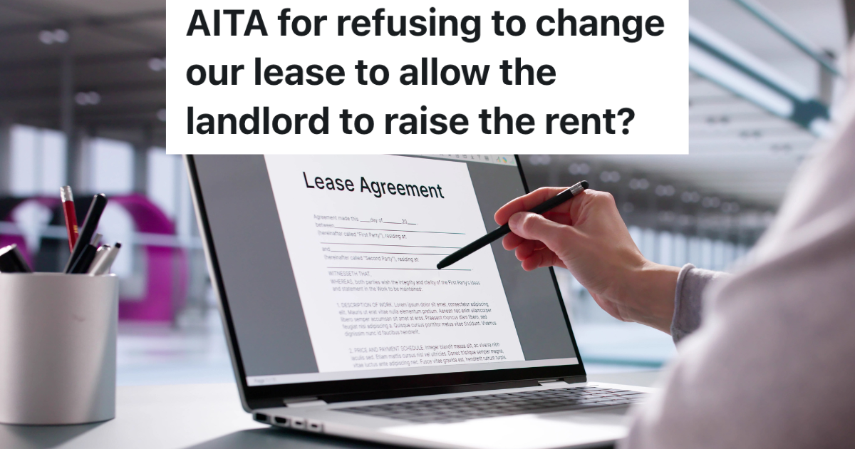 Roommates Sign Lease For An Apartment Where The Rent Payment Includes The Utilities, But The Landlord Wants To Change It So That The Renters Pay The Utilities lease agreement on a computer screen