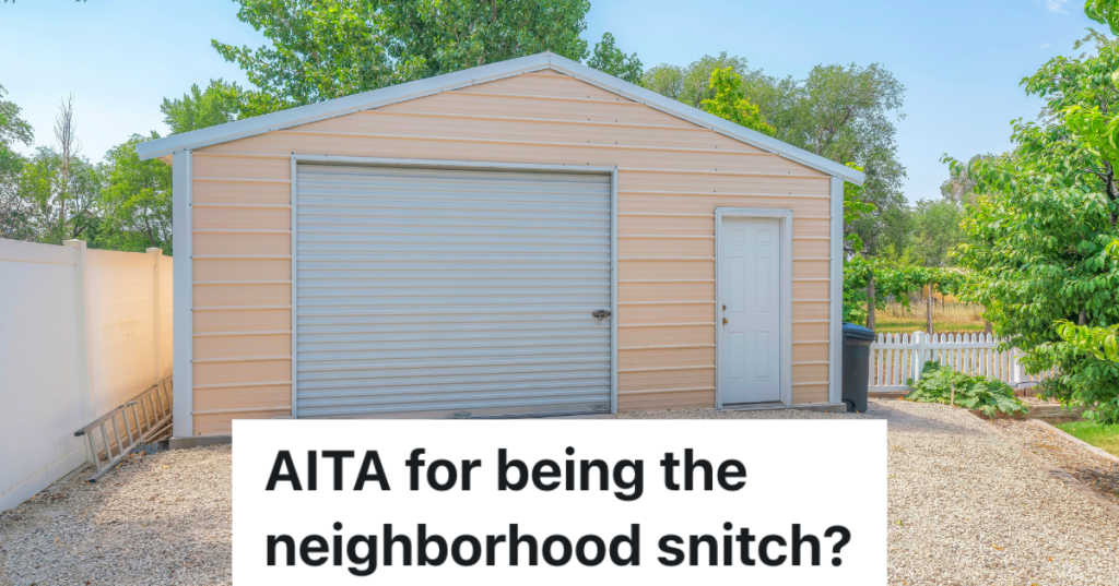 detached garage in driveway