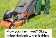 High School Student Knows It’s A Bad Idea To Mow Wet Grass, But One Homeowner Wants His Lawn Mowed Anyway