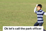 Kids Accidentally Hit A Parked Car With A Baseball, So The Car Owner Insists On Calling An Officer
