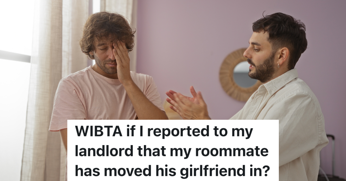 two male roommates talking