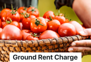 Homeowner Is Annoyed At Having To Mail A Ground Rent Charge 4 Times A Year, So He Offers Tomatoes Instead
