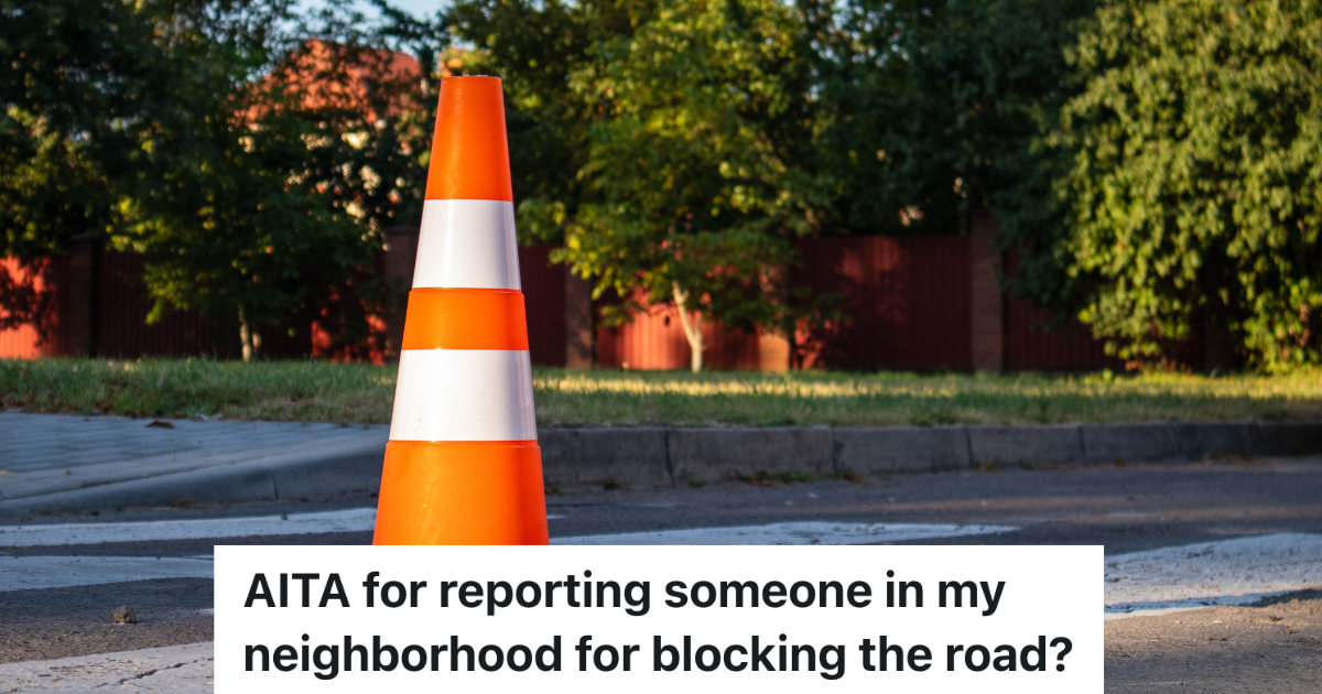 orange traffic cone in the street