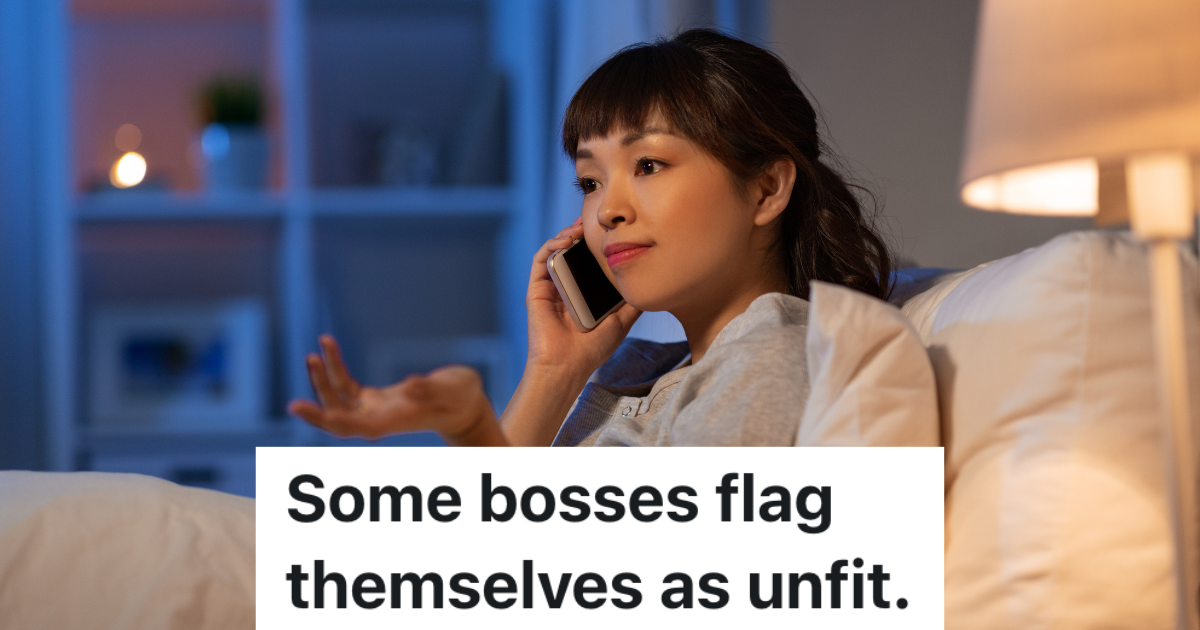 woman sitting in bed talking on the phone