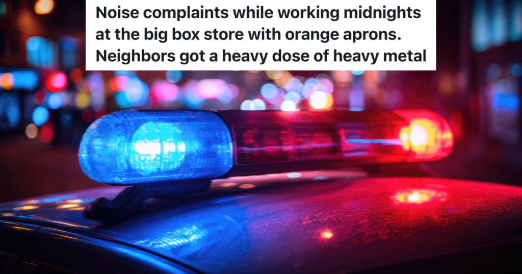 closeup of red and blue lights on a police car at night