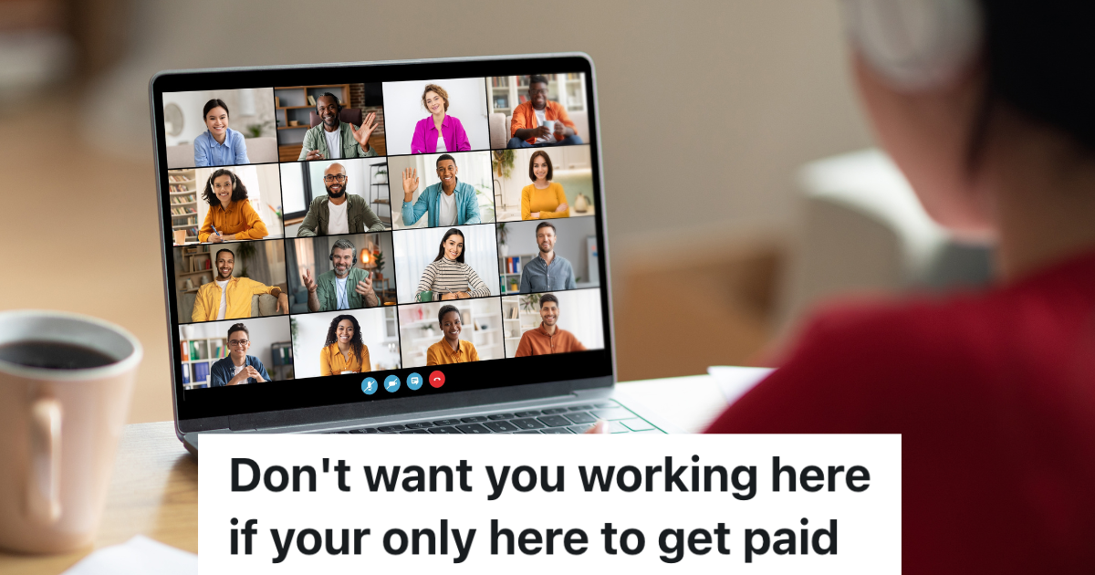 woman joining online meeting