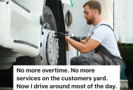 Diesel Mechanic Used To Skip His Lunch Break So He Was Always Available To The Client, But Now That He’s Not Allowed To Work Overtime, Work Has Become Very Inefficient