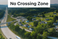 Child Is Told To Play Outside But Not To Cross The Highway, But They Want To Play With A Friend Who Lives On The Other Side Of The Road
