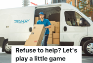 Courier Has To Speed To Finish His Route On Time, So He Suggests Having His Coworker Take Part Of It Off His Hands