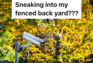 Neighbor Reports Homeowner To The HOA, So She Puts Cameras In Her Backyard To Gather Evidence