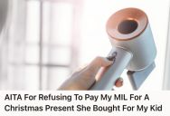 Mother-In-Law Bought An Expensive Christmas Gift, Buit This Man Refused To Reimburse Her For It Saying  It Was Her Choice To Buy A Pricey Present