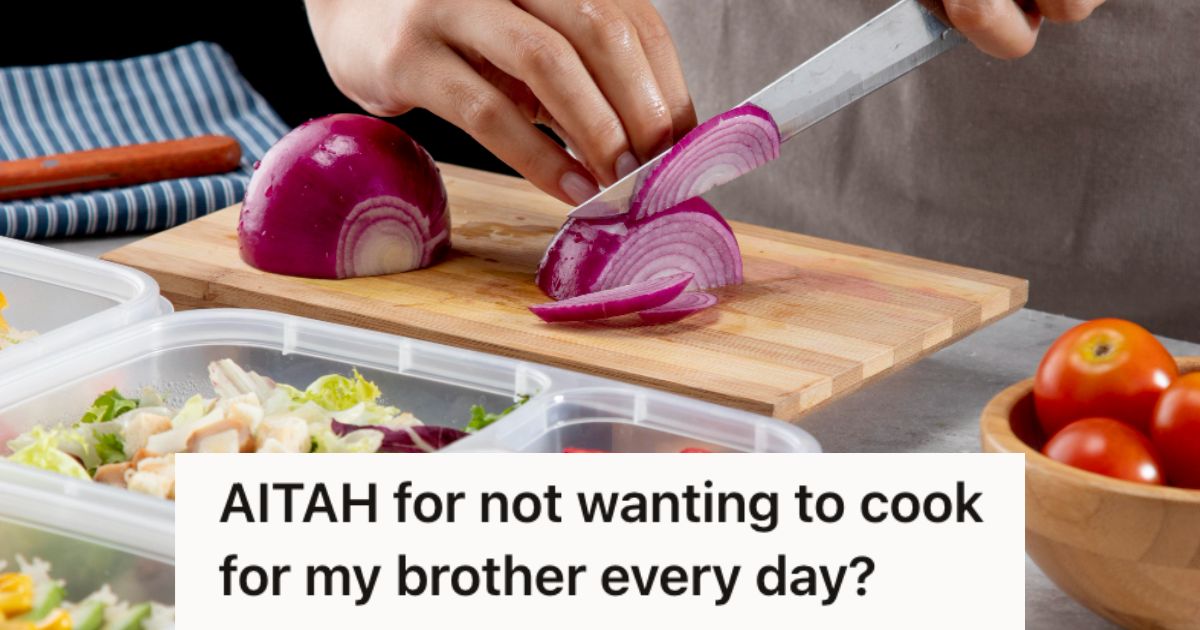 Woman preparing a meal in the kitchen