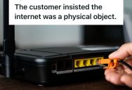 Employee Took A Support Call From A Customer Complaining About Dead Router, But He Was Shocked To Hear What She Thought “The Internet” Was