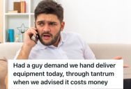 Employee Tried To Troubleshoot Broken Equipment Over The Phone For Free, But The Customer Refused The Help And Are Upset At Being Charged More