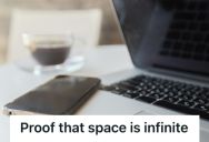 Employee Tried To Help A Coworker Who Complained About “Infinite Spaces” On Her Word Document, So He Went To Her Desk And Immediately Saw The Problem