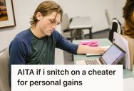 Student Took The Mock Exams Seriously To Get A Good Grade For The Semester, So She’s Thinking About Reporting A Student Who Constantly Cheats