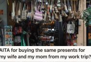 Man Returned From Saudi Arabia With Souvenirs For His Mom And Wife, But It Caused Tension At Home When His Wife Learned The Gifts Were Identical