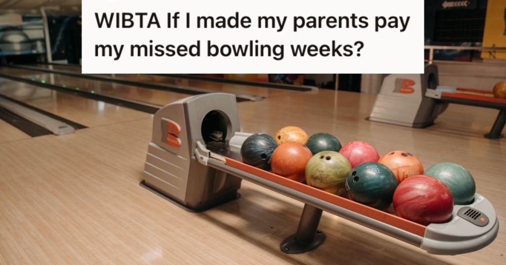 Bowling balls in different colors