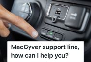 Friend Asked For Help Running A Critical Device On 5v, So This Man Thought Of A Solution And MacGyvered The Power Source From A Car Charger