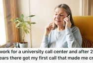 Woman Worked At A University Call Center, And She Received A Heartwarming Call From An Older Alumna When She Was Having A Rough Time In School