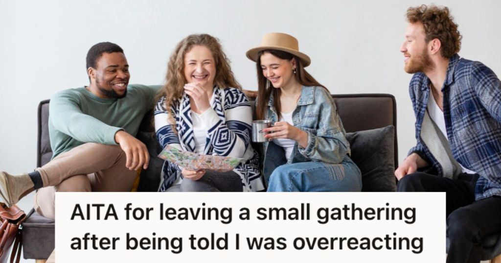 Friends hanging out and laughing together