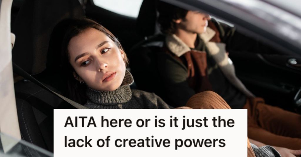 Man driving while woman sitting on the passenger seat of the car