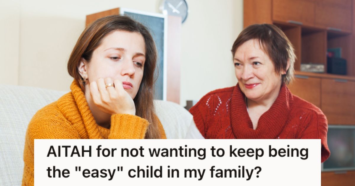 Woman Was Always The Easy Child In Her Family, But She Finally Set Boundaries And Refused To Rearrange Her Life Now That Shes Older Mom and adult daughter arguing