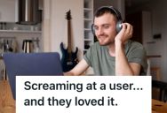 Man Was Working From Home, But His Partner Came Home Early And Whispered In His Ear, Completely Startling Him