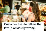 Woman Bagged A Customer’s Hair Spritz And Candy Together, But She Got Yelled At When The Customer Claimed It’s “The Law” To Separate Them
