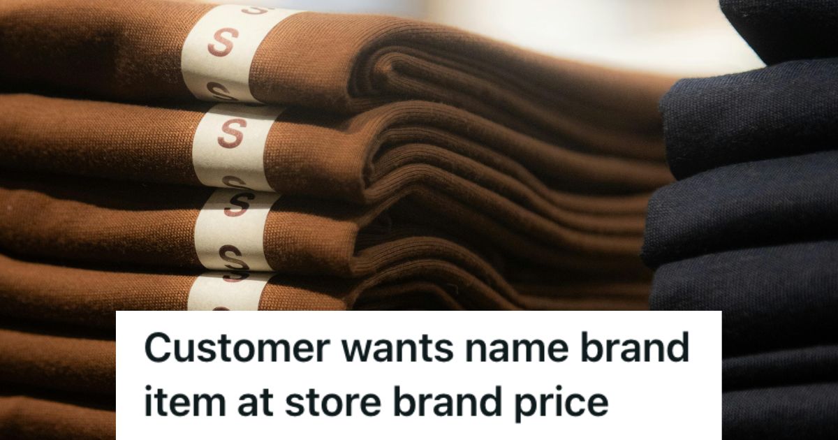 Stack of brown shirts in small size