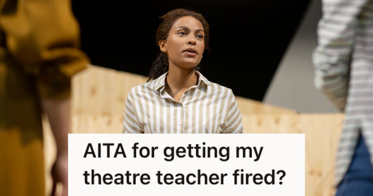 Theater teacher talking to the students