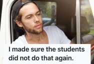 Employee Drove A Truck To A Delivery Job At A Local High School, But He Reacted Quickly When A Student Tried Jumping On The Rear Bumper