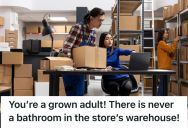 Manager Called Out A Customer For Entering The Warehouse Despite A Sign That Says “No Customers,” But He Ignored Her And Used The Other Entrance